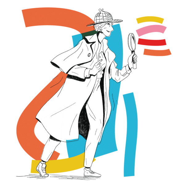 Illustration Sherlock inspecteur Skills Mag