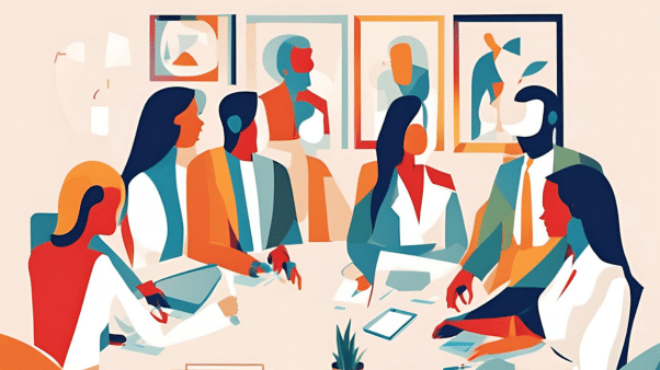L’organisation d’une équipe RH - Illustration Digiforma